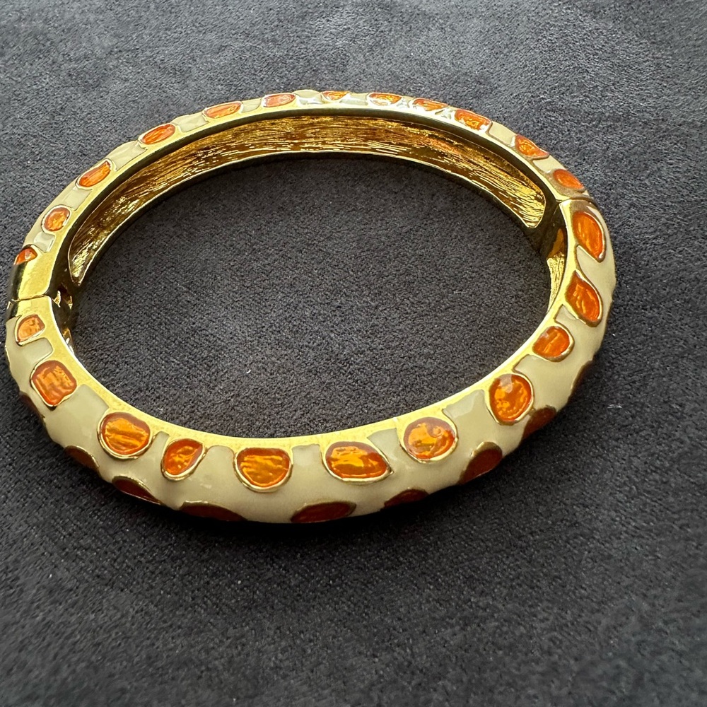 Kenneth Jay Lane Bangle Bracelet Leopard